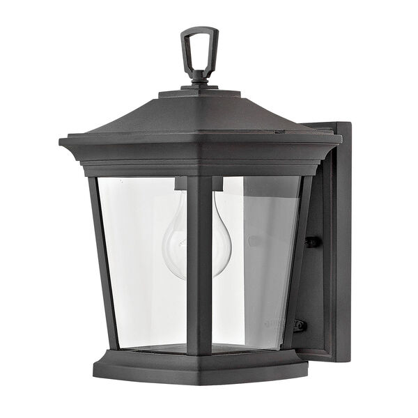 Bromley Museum Black 8-Inch One-Light Outdoor Mini Wall Mount, image 1