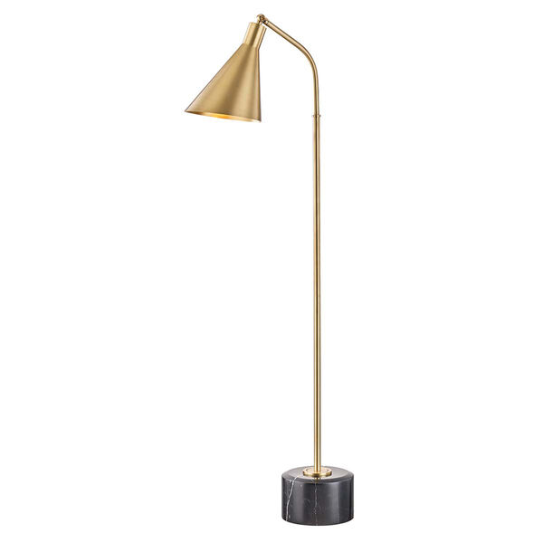 Stanton Aged Brass One-Light Floor Lamp, image 1