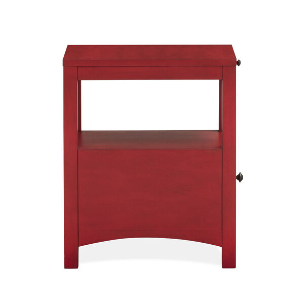 Red Wood Chairside End Table, image 6