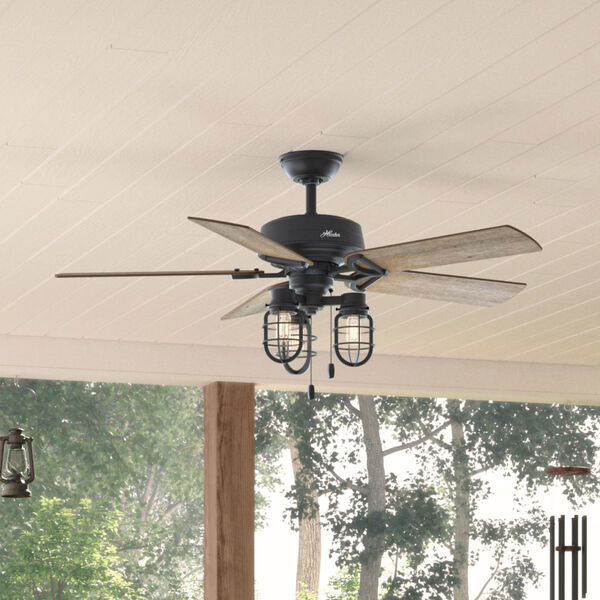Starklake Natural Iron 52-Inch Outdoor LED Ceiling Fan, image 7