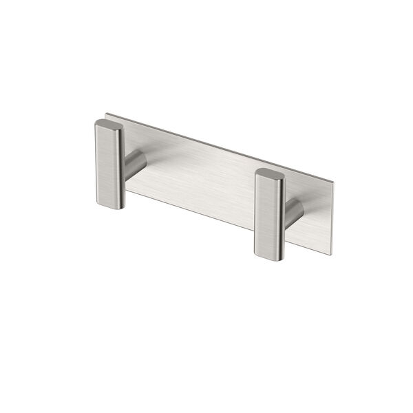 Elevate All Modern Decor Double Hook Satin Nickel, image 1