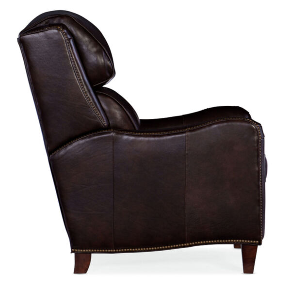 Henley Chocolate Brown 30-Inch Pushback Recliner, image 2