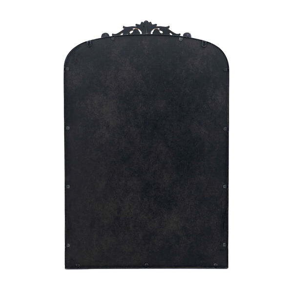 Black 36-Inch Baroque Inspired Wall Mirror, image 4