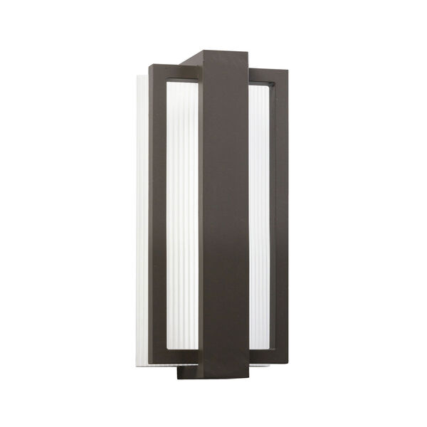 Sedo Architectural Bronze Six Light LED Outdoor Small Wall Sconce, image 1