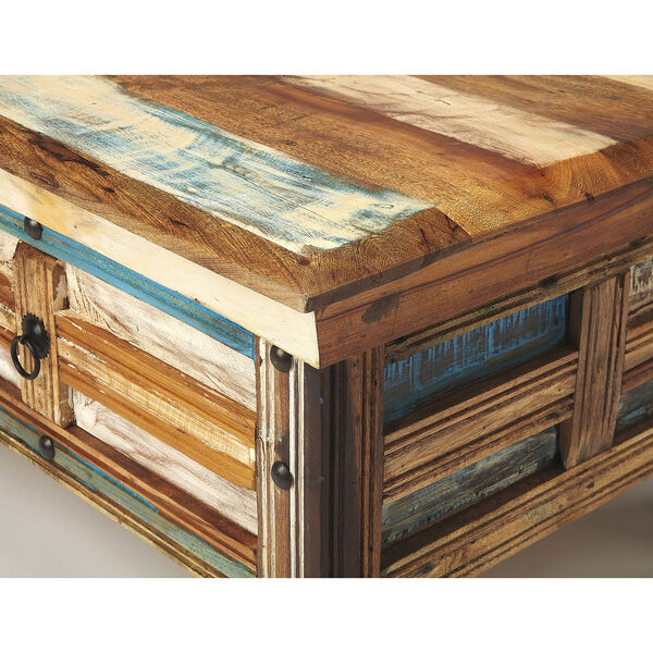 Reverb Painted Rustic Coffee Table, image 5