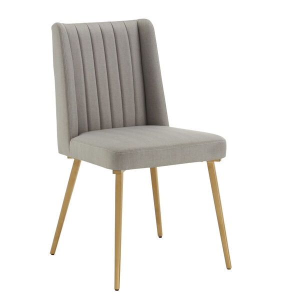 Minnie Gray and Gold Dining Chair, image 1