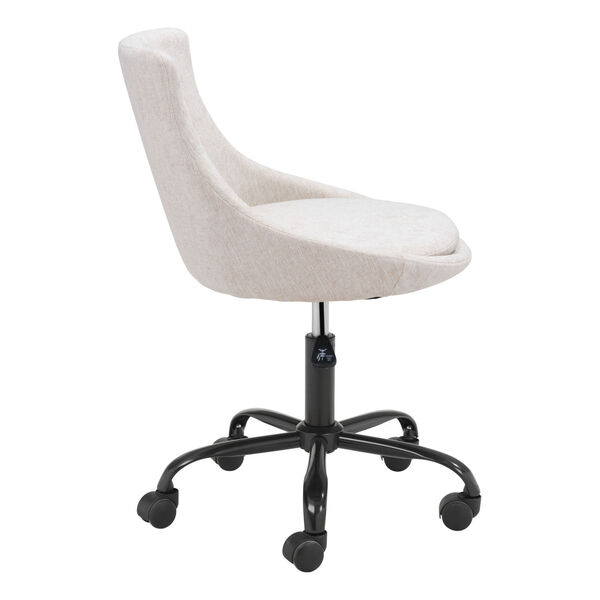 Mathair Beige and Black Office Chair, image 3