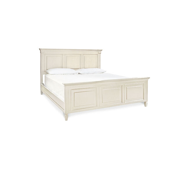 Summer Hill White Complete California King Panel Bed, image 2