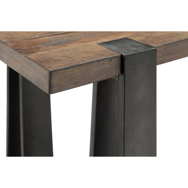 Bowden Rustic Honey Rectangular End Table, image 2