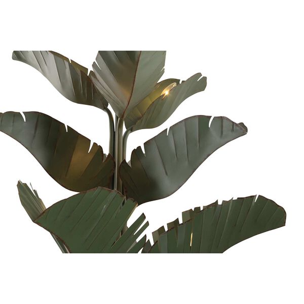 Banana Leaf Green Nine-Light Chandelier, image 5
