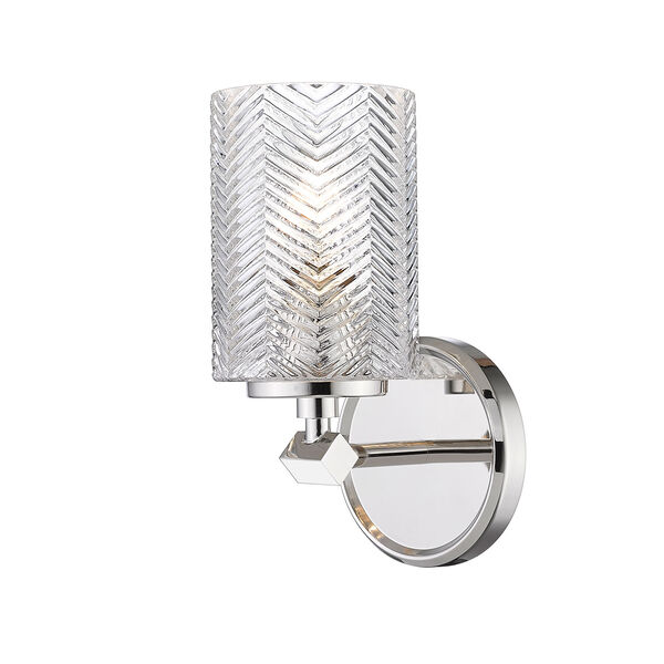 Dover Street Polished Nickel One-Light Wall Sconce, image 6