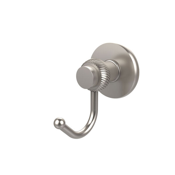 Mercury Collection Robe Hook with Twisted Accents, image 1