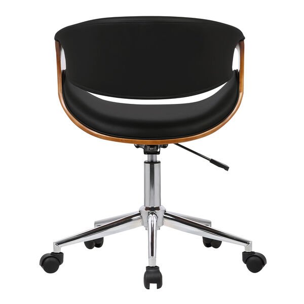 Geneva Chrome Black Office Chair, image 4
