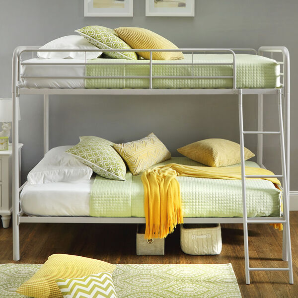 Brandy White Twin Over Twin Bunk Bed, image 6