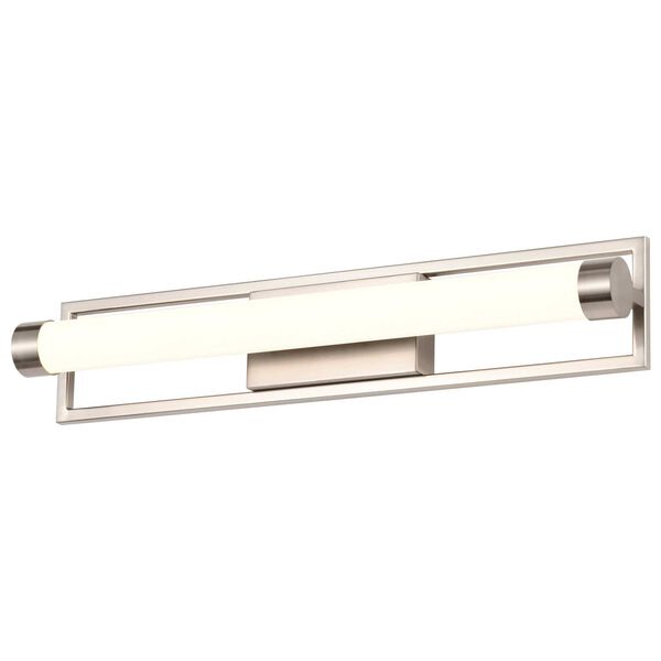 Canal Brushed Nickel 24-Inch Integrated LED Bath Strip, image 2