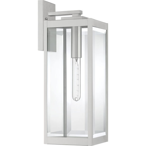 Westover Stainless Steel 20-Inch One-Light Outdoor Lantern with Clear Beveled Glass, image 6