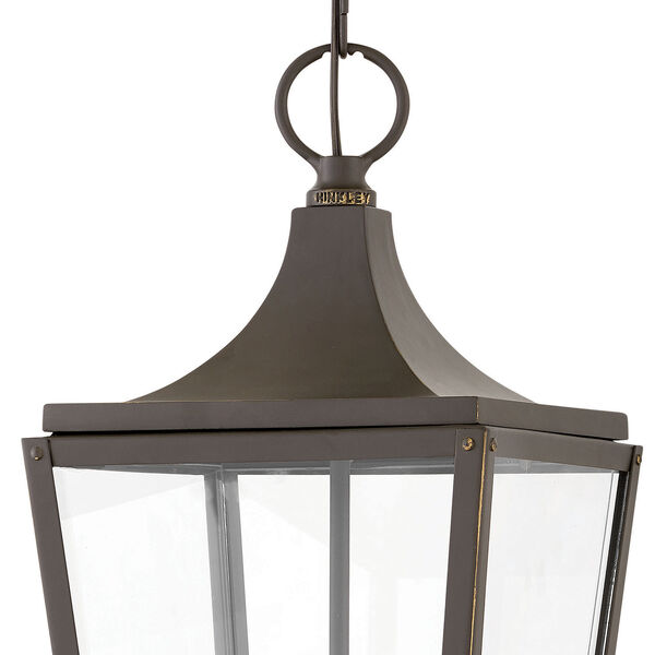 Jaymes Oil Rubbed Bronze Three-Light Outdoor Hanging Light, image 4