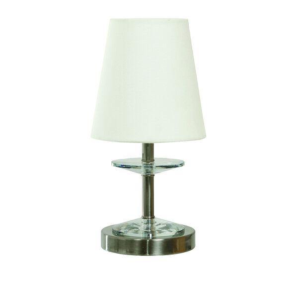 Bryson Satin Nickel 13-Inch One-Light Table Lamp, image 1