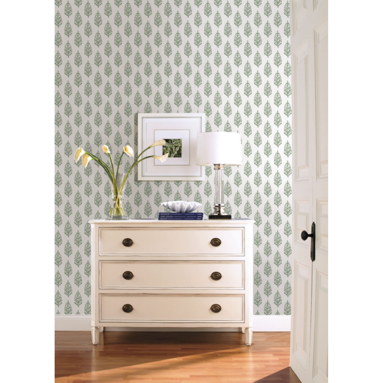 Magnolia Home by Joanna Gaines Wildflower Spray and Stick Wallpaper ME1515   The Home Depot