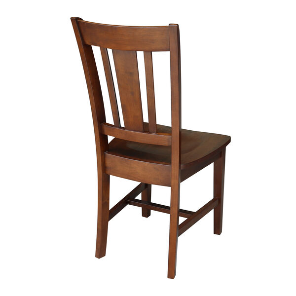 Espresso San Remo Splat Back Chair, Set of 2, image 4