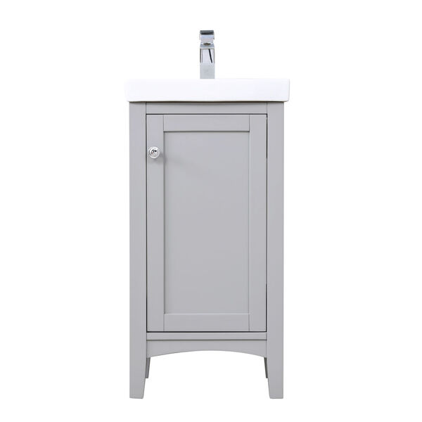 Mod Gray 18-Inch Vanity Sink Set, image 1