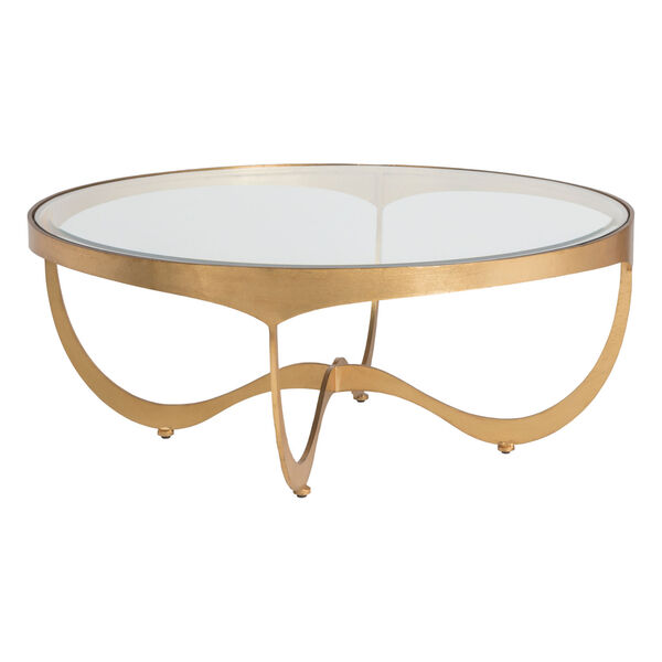 Metal Designs Gold Sophie Round Cocktail Table, image 1