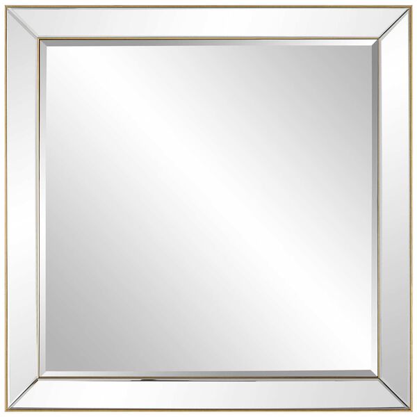 Lytton Gold Square Wall Mirror, image 2