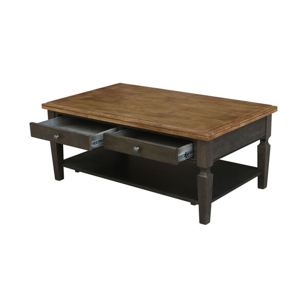 Vista Hickory and Washed Coal Coffee Table, image 4