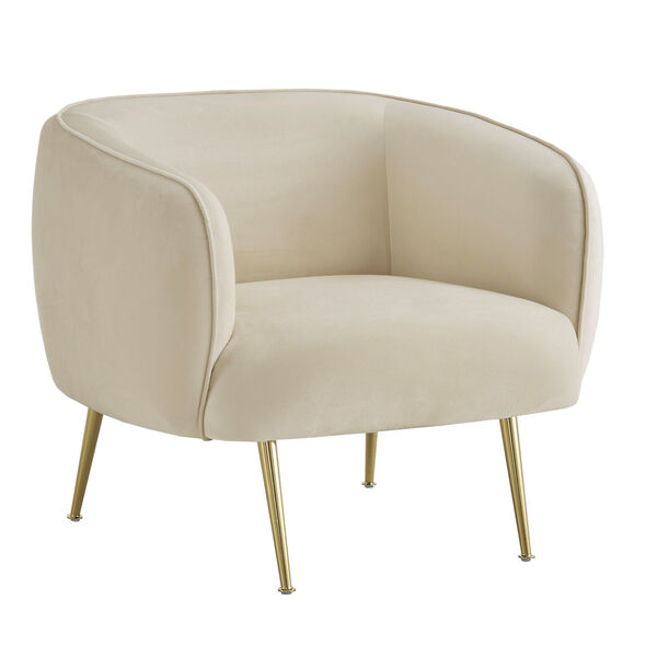 Remus Beige Upholstered Arm Chair, image 1