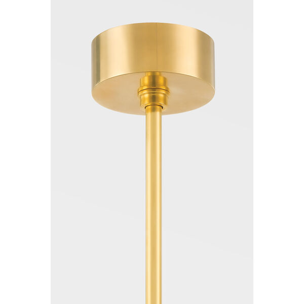 Times Square Aged Brass One-Light Mini Pendant, image 4