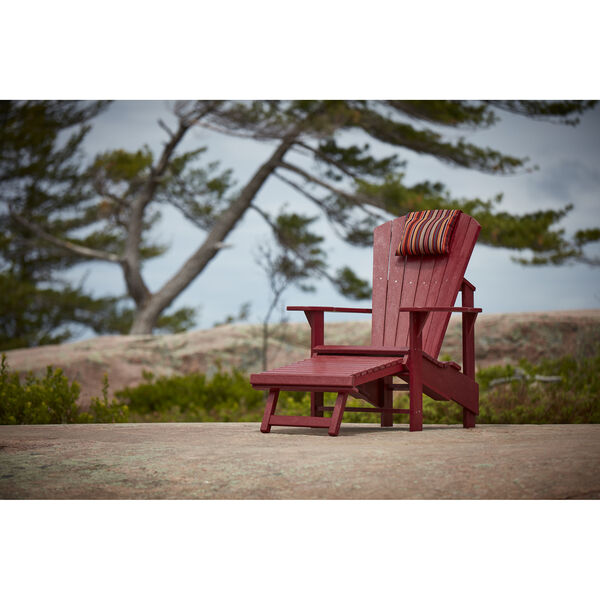 Generations Upright Adirondack Chair-Red, image 4