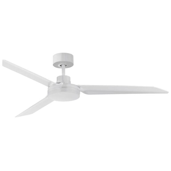 Ultra Slim Matte White 52-Inch Ceiling Fan, image 1