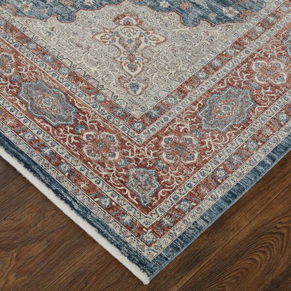 Marquette Gray Red Blue Area Rug, image 5