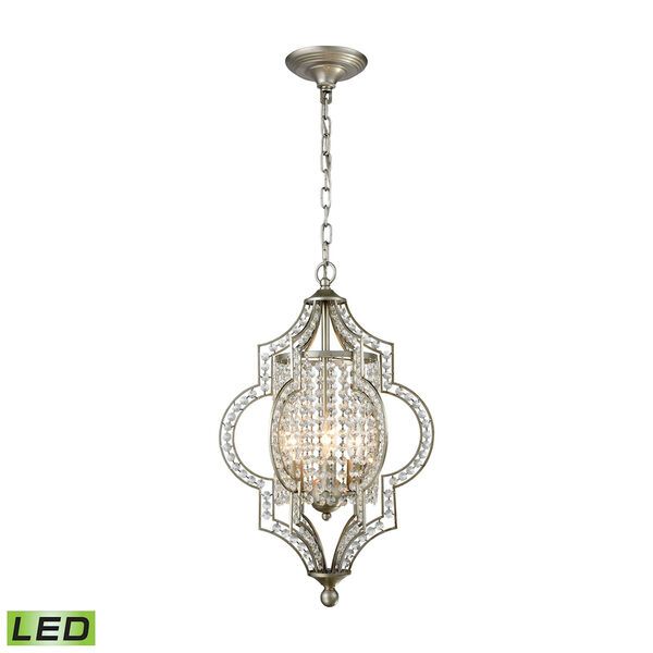 Gabrielle Aged Silver LED Chandelier, image 1