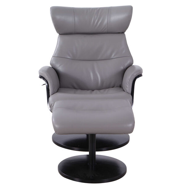 Loring Leather Manual Recliner, image 5