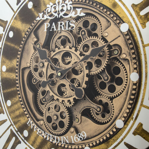 Golden Gears Wall Clock, image 4