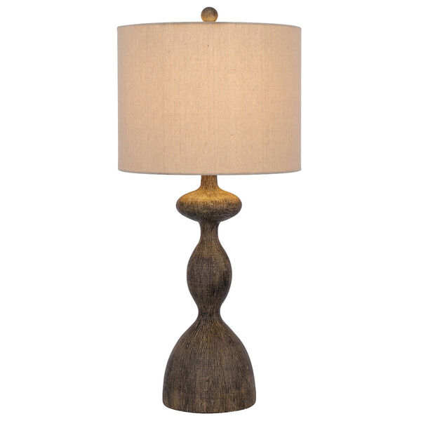 Nampa Distressed Wood Two-Light Resin Table Lamp, Set of 2, image 4