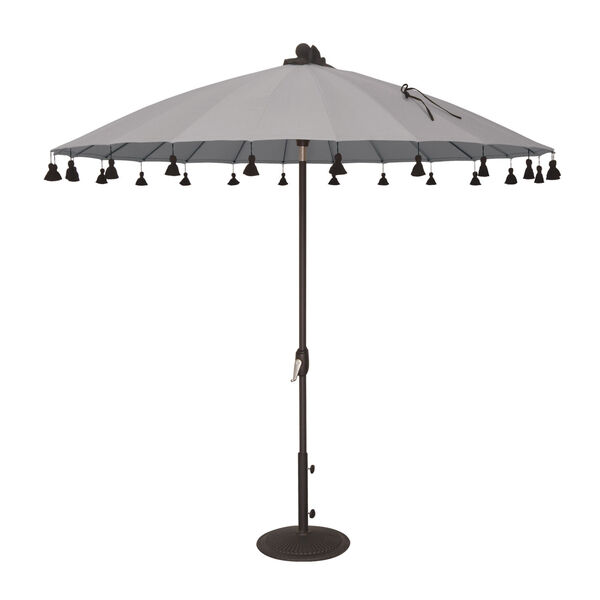 Isabela Cast Silver 8.5-Feet Round Auto Tilt Umbrella, image 1