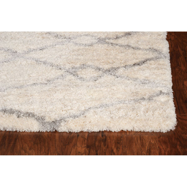 Merino London Ivory and Gray Rectangular: 5 Ft. 3 In. x 7 Ft. 7 In. Area Rug, image 2