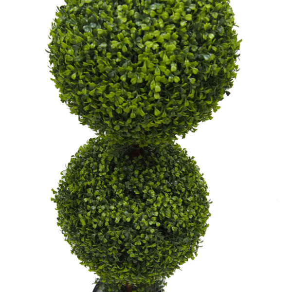 Green 5-Feet Boxwood Triple Ball in Pot with UV Resistant, image 4