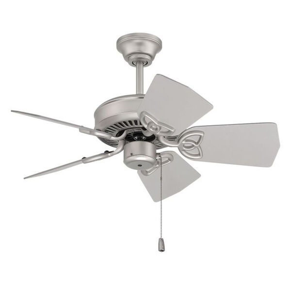 Piccolo Brushed Satin Nickel 30-Inch Ceiling Fan, image 4