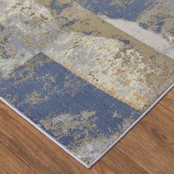 Clio Blue Gray Tan Rectangular 3 Ft. 10 In. x 6 Ft. Area Rug, image 5