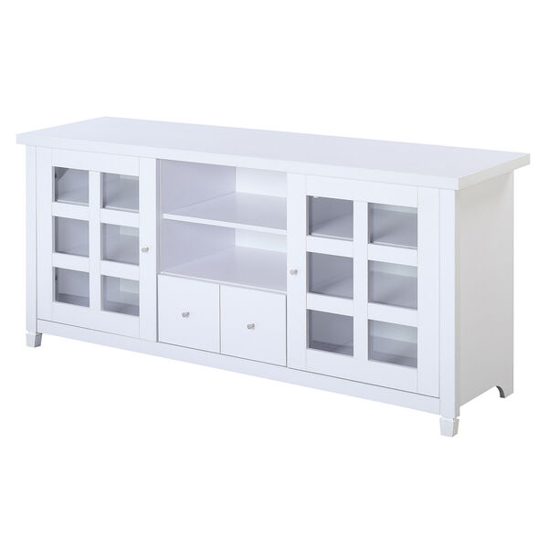 Selby White  60-Inch TV Stand, image 2