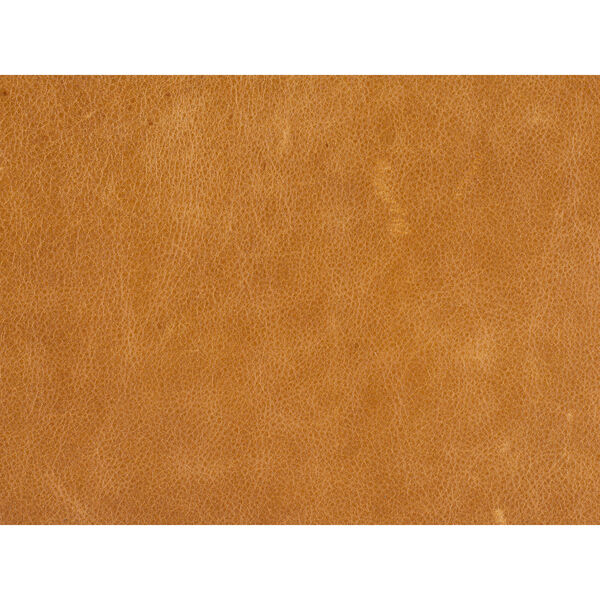 Birks Light Brown Leather Ottoman, image 2