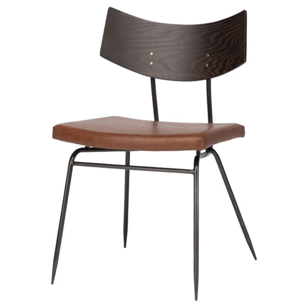 Soli Black and Brown Dining Chair, image 1