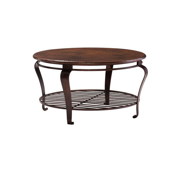 Freestanding Occasional Dark Brown and Black Undertones 36-Inch Cocktail Table, image 2