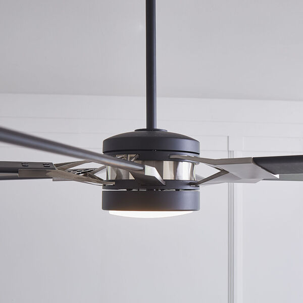 Loft Midnight Black 62-Inch LED Indoor Outdoor Ceiling Fan, image 7