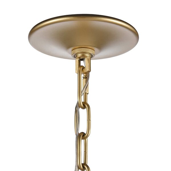 Noura Champagne Gold Four-Light Pendant, image 5