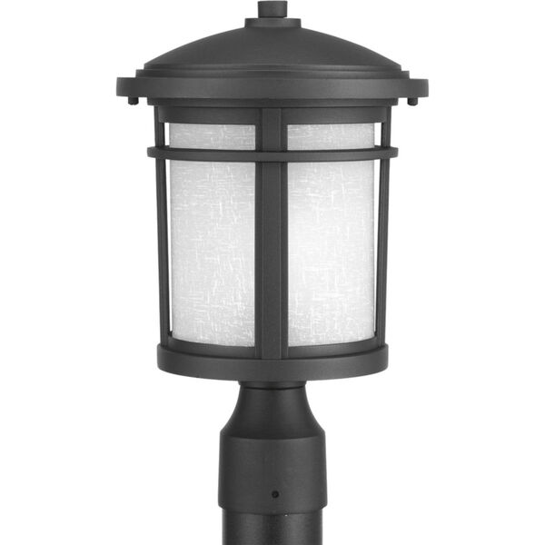 Wish Black LED One-Light Outdoor Post Light, image 1