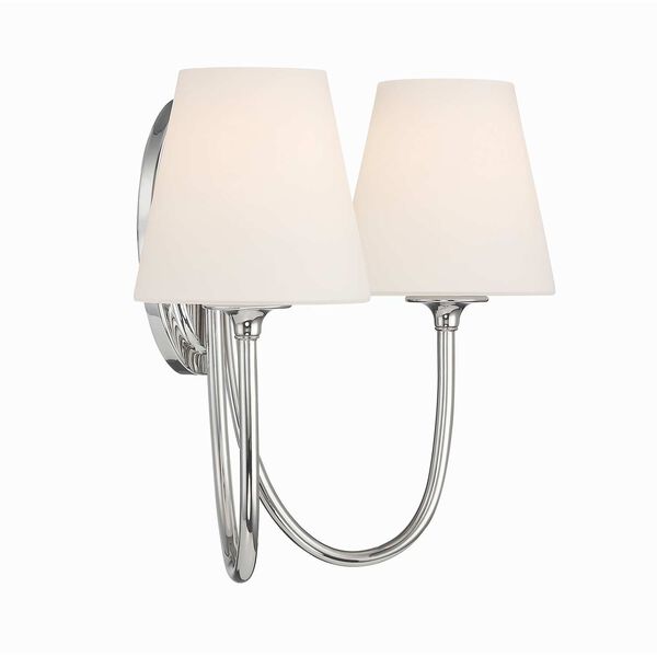 Juno Polished Nickel Two-Light Wall Sconce, image 5